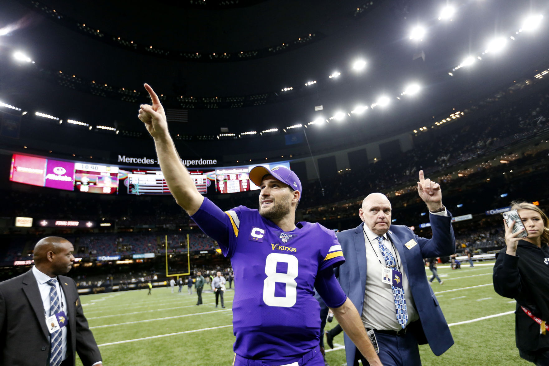 APTOPIX Vikings Saints Football